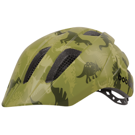 Шлем велосипедный детский Bobike Kids Plus S Dino (хаки)