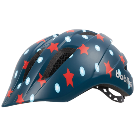 Шлем велосипедный детский Bobike Kids Plus S Navy Stars (синий)