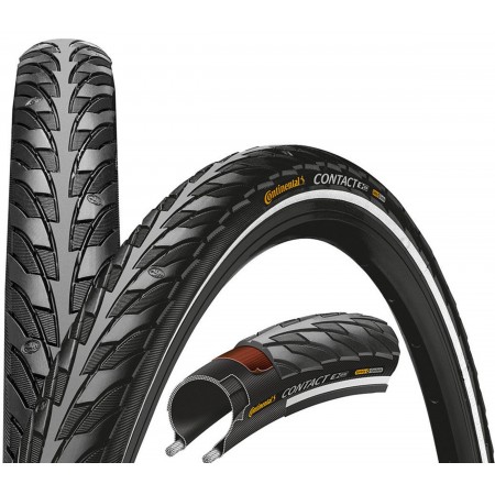 Покрышка Continental Contact 47-622 (700x47c) жесткий корд Reflex (чёрный)