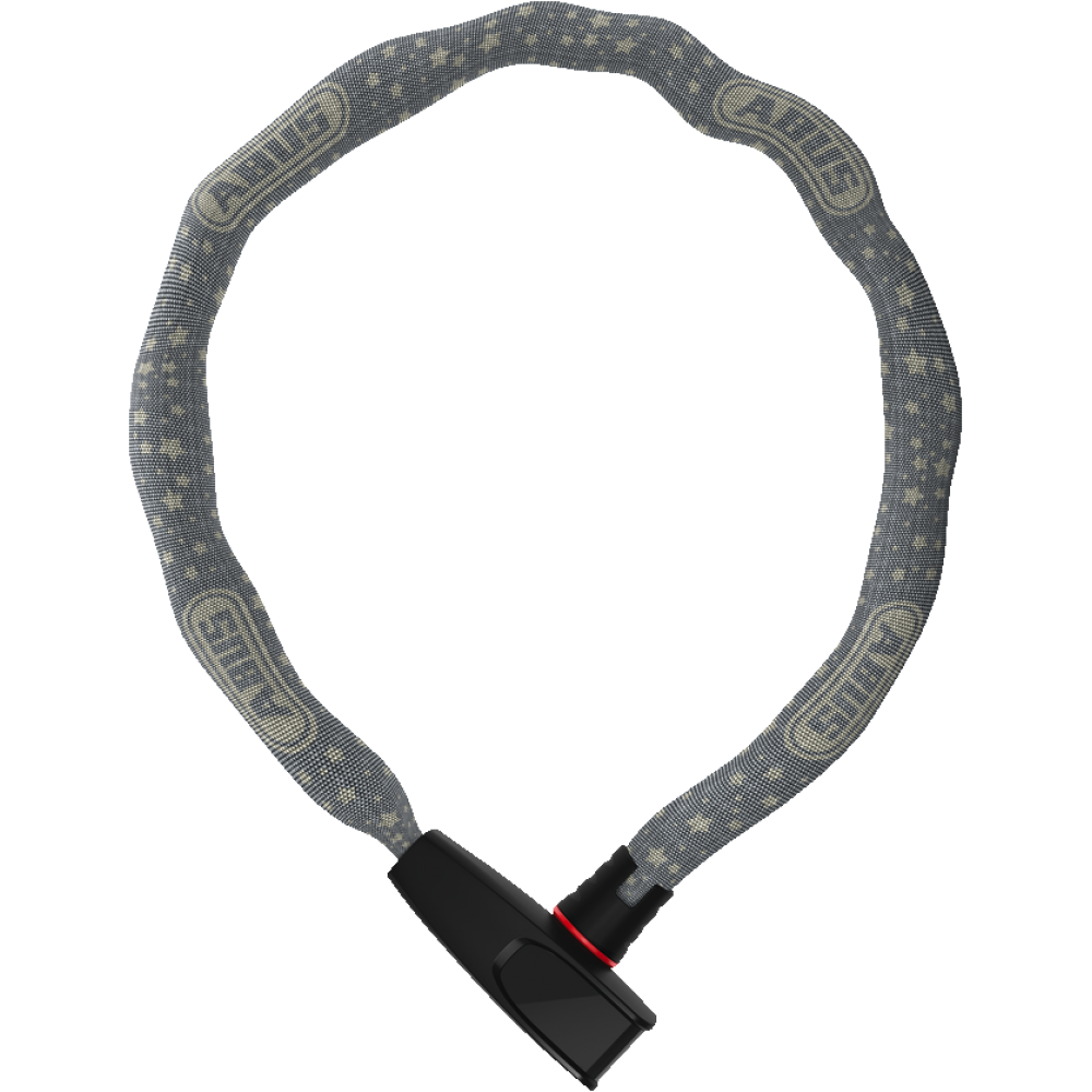 Цепной велозамок на ключ ABUS 6806K/85см 05-0090285 (grey star, серый)