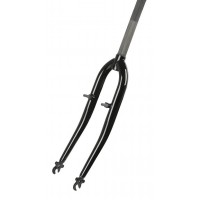 Велосипедная вилка 26" YS-9305 28,6x220 A-HEAD 1-1/8" V-Brake (чёрный)