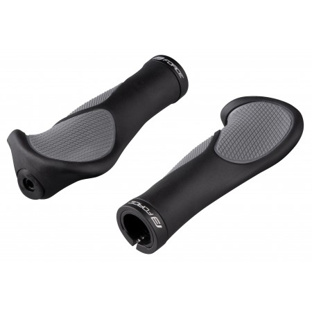 Ручки руля Force ANATOMIC L-140 (чёрно-серые)