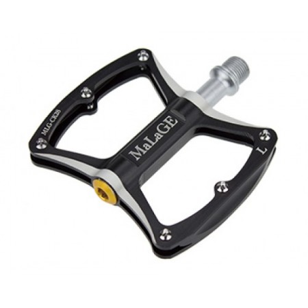 Педали алюминиевые MaLaGE MLG-CK28 (чёрные)