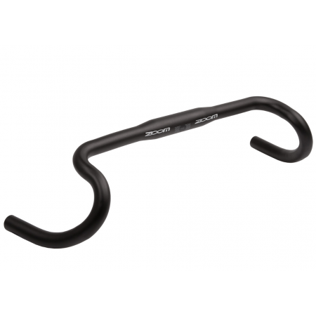 Руль велосипедный алюминиевый "баран" ZOOM ​GRAVEL ​DR-AL-311BTFOV (ISO-R) 5-403981 ​31,8x440x83x107 мм (чёрный матовый)