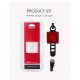 Фонарь задний GACIRON W08-40A 40 LM Micro USB 07-300173