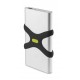 Держатель для смартфона 4.7"-7.2" на руль BONE BIKE TIE 4 + POWER STRAP 07-200630 (чёрный)