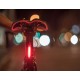 Фонарь велосипедный задний Knog Plus USB (чёрный)