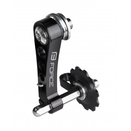 Натяжитель цепи алюминиевый Force 894670 для singlespeed (чёрный)