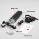 Фара/Фонарь двухсторонний GACIRON V20S-1500 1400LM+100LM Micro USB 4800mAh 07-300147