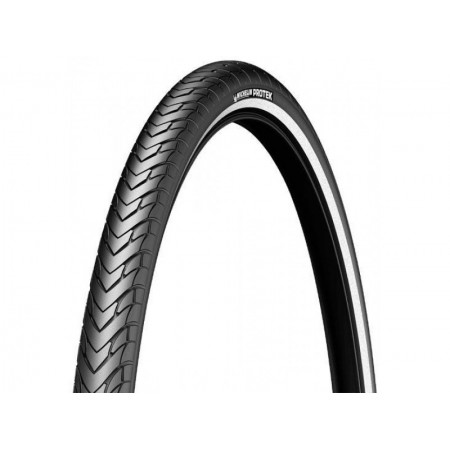 Покрышка 700x38C (40-622) Michelin PROTEK (чёрный, светоотражающая полоса)