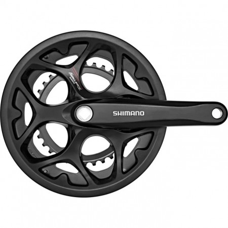 Система Shimano Tourney A070, 170мм, квадрат, 50/34,  с болтами и защитой (черный)