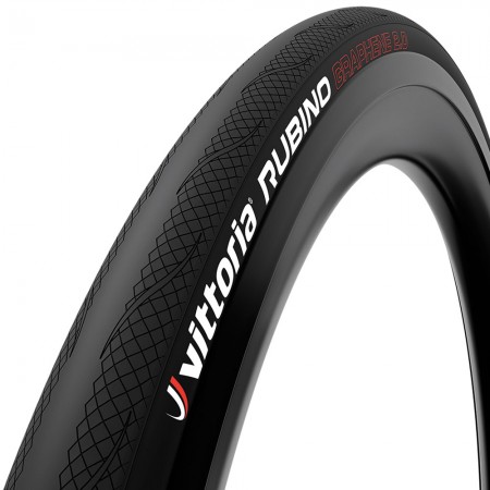 Велосипедная покрышка Vittoria RUBINO IV 25-622 (700x25c), 3C, складная (чёрный)