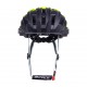 Шлем велосипедный Force CORELLA MTB (черно-салатовый)