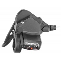 Шифтер/манетка левый Microshift TS38-3L 3-х скор. с тросом 1800 мм