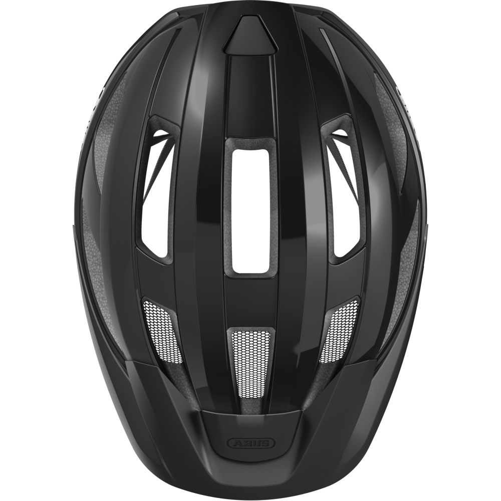 Шлем ABUS Macator MIPS (shiny black, чёрный)