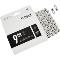 Цепь велосипедная CONNEX 908 8928147 9 скоростей 114 звеньев (серебристый)
