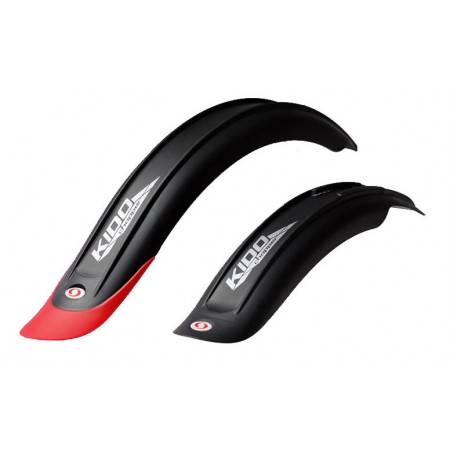 Щитки для велосипеда SIMPLA KIDO SDS 16" (чёрный/красный)
