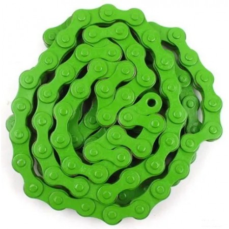 Цепь велосипедная YBN S410H 112 звеньев (зелёный)