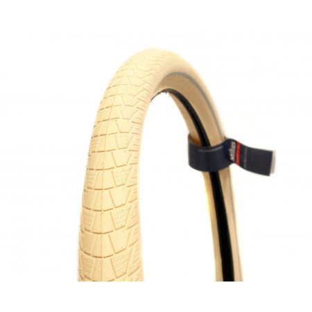 Велосипедная покрышка Rubena/Mitas 52-622 (28" x 2.00) V99 CityHopper (кремовая, Stop Thorn SMART, Reflex)