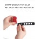 Фонарь задний GACIRON W11 15 LM Micro USB 07-300178