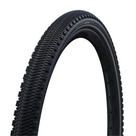 Велосипедная покрышка Schwalbe G-ONE OVERLAND 365 28x1.70 (45-622), RaceGuard, TLE, складная (Black)