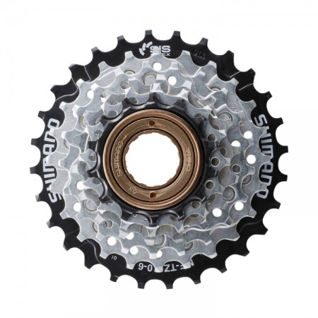 Трещотка Shimano TZ510, 6 скоростей, 14-28T (серебристый)