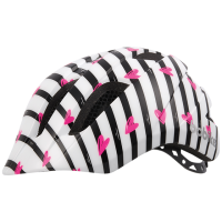 Шлем велосипедный детский Bobike Kids Plus S Pinky Zebra (белый)