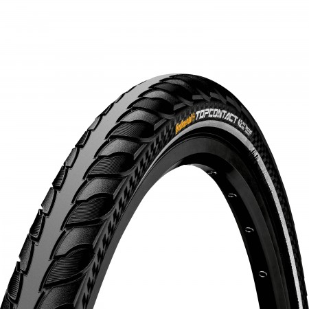 Велосипедная покрышка Continental 28x1.75 (47-622) Top CONTACT II, складная, Black-Reflex