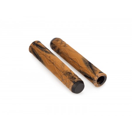 Грипсы HL-G132 L-166 (коричневый с черным)