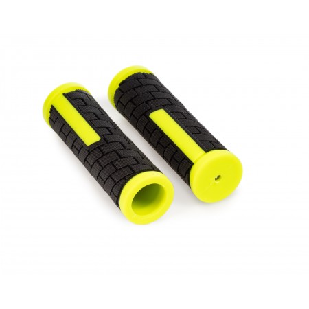 Грипсы HL-G138-110GN (зеленый/черный)