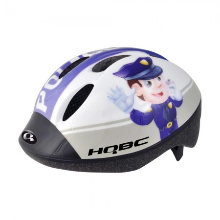 Шлем HQBC FUNQ Policeman Q090364S р-р 48-54 (белый/синий)