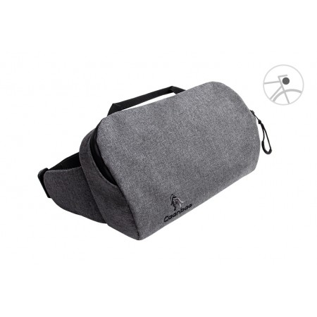 Сумка велосипедная нарульная МИНИ Caanbag (серый, артикул: CAAN-CI-31LG)