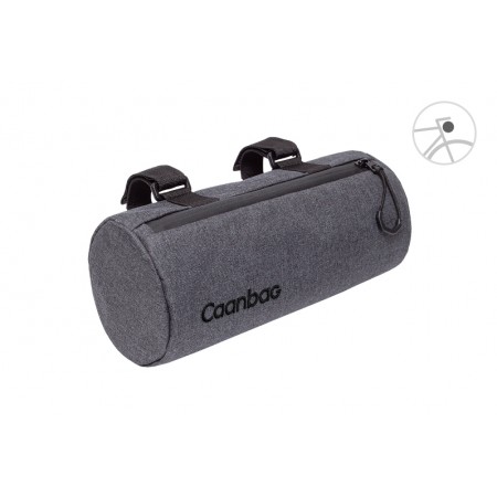 Сумка велосипедная нарульная Тубус Caanbag (темно-серый, артикул: CAAN-TR-25DG)