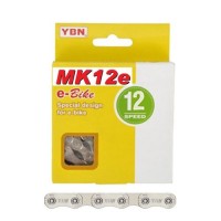 Цепь велосипедная YBN MK12e (126 звеньев, серебристый)