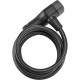Тросовый велозамок на ключ ABUS Star 4508K/150 см SCMU с кронштейном 05-0020015 (чёрный)