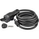 Тросовый велозамок на ключ ABUS Star 4508K/150 см SCMU с кронштейном 05-0020015 (чёрный)
