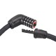 Тросовый кодовый велозамок ABUS Tresorflex 6615C/120 см 05-0013780 (чёрный)