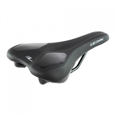 Седло Longus, 3D COMFOR S, из пены с эффектом памяти, черное