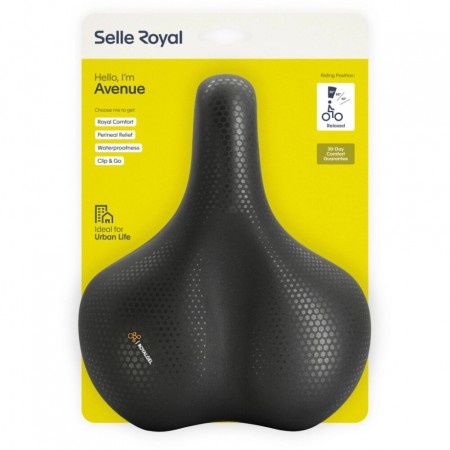 Седло Selle Royal, AVENUE Relaxed, черное