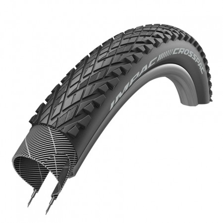 Велосипедная покрышка IMPAC, CROSSPAC, 47-406, Black