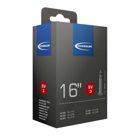 Камера Schwalbe SV3 16x1.75-2.40 (47/62-305) IB 40mm