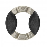 Ключ спицевой Force, нерж/резина, на 3,2/3,3/3,5/4,0, для мастерских