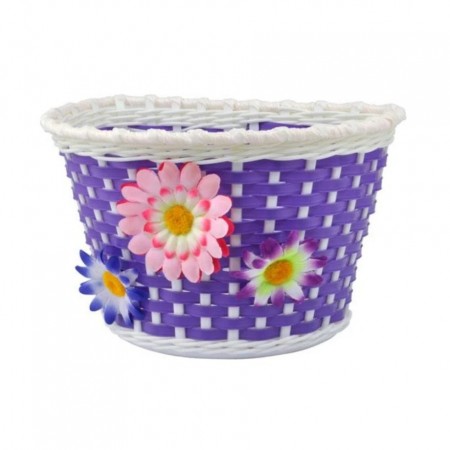 Корзина на руль Longus, GIRL, фиолетовая