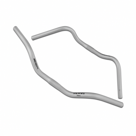 Руль ZOOM NR-AL-14 (L-610, 44°, серебристый матовый)