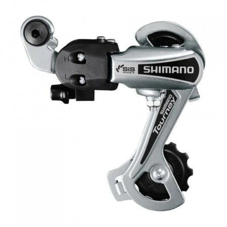 Задний переключатель Shimano, RD-TY21-B-GS-D 6/7ск. серебристый OEM
