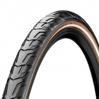 Велосипедная покрышка Continental 28x1.60 (42-622) RIDE City, Black/Brown-Reflex