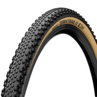 Велосипедная покрышка Continental 700x40C (40-622) Terra Trail ProTection, складная, Black/Creme