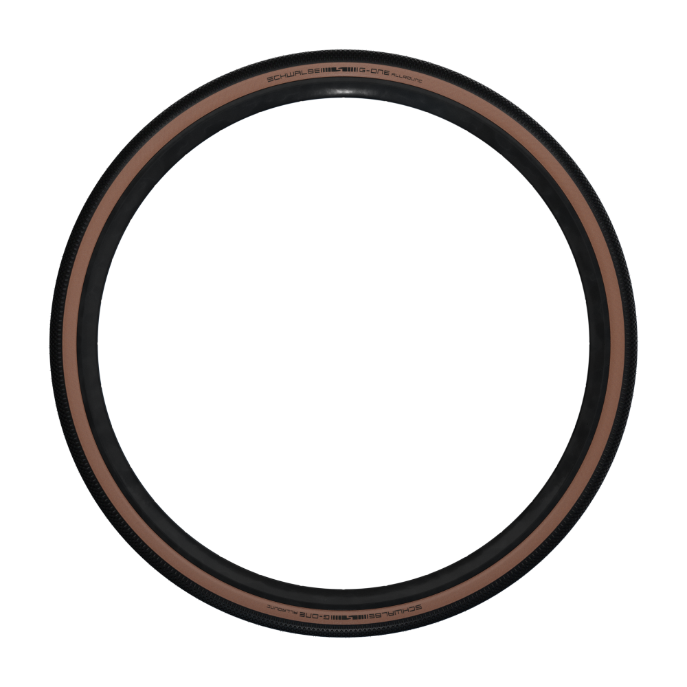 Покрышка 28x1.70 (45-622) Schwalbe G-One Allround, Perf., RaceGuard, ADDIX TLE B/BRZ-SK (черно-коричневая, складная)