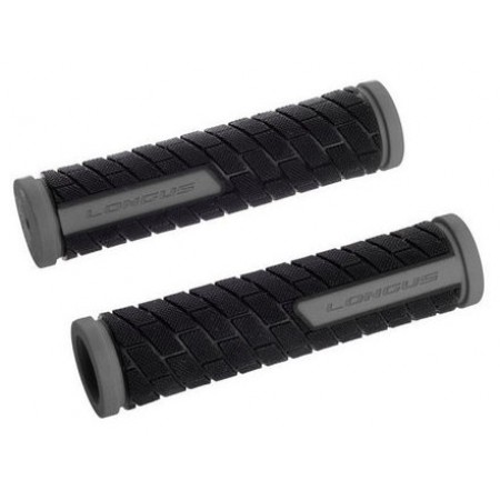 Ручки руля Longus GRID 38222 (чёрный/серый)