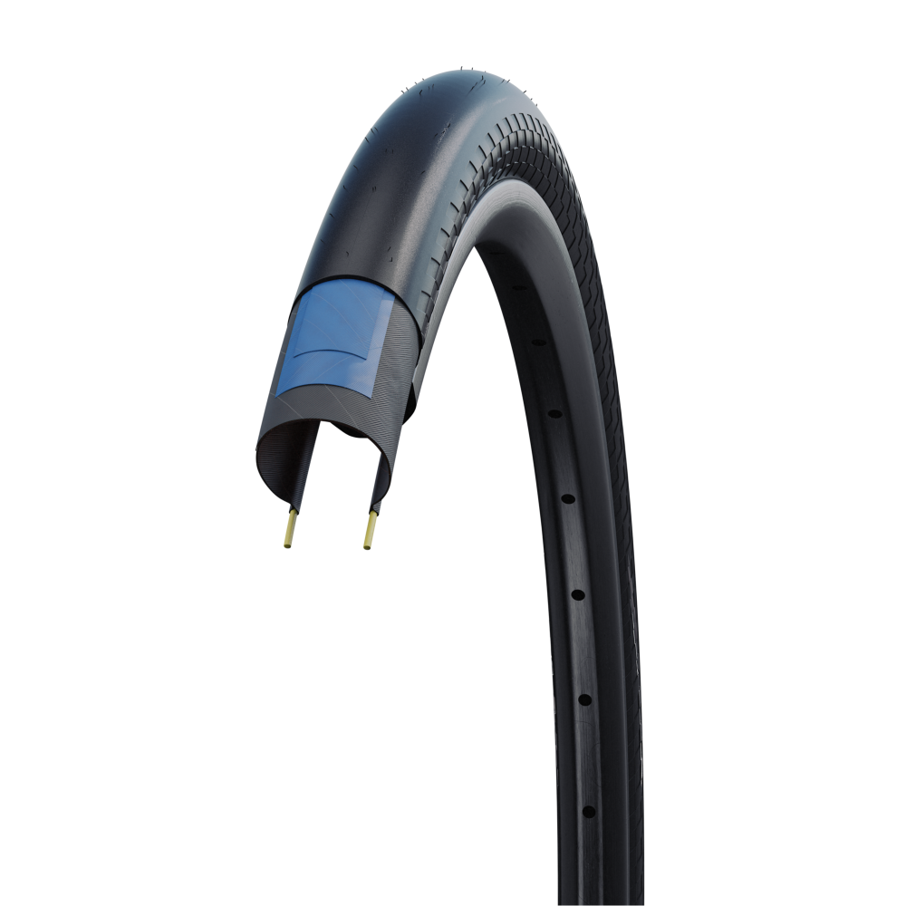 Велосипедная покрышка Schwalbe KOJAK 26x1.35 (35-559), RaceGuard (чёрный)
